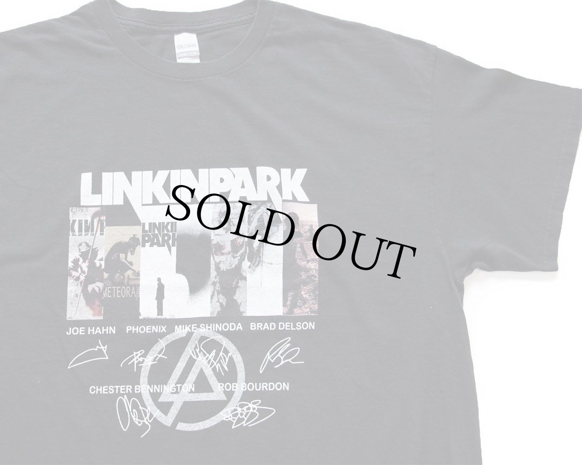 画像1: LINKINPARK リンキンパーク コットン バンドTシャツ 黒 XL (1)