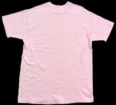 画像3: 80s USA製 Hanes TEXAS サボテン ウルフ カウスカル フラワー アート コットンTシャツ 薄ピンク XL (3)