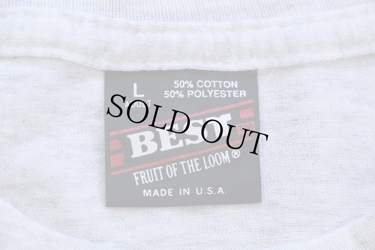 画像4: 90s USA製 COMPANION K-9 ジャーマン シェパード ドッグ アート Tシャツ 杢ライトグレー L (4)