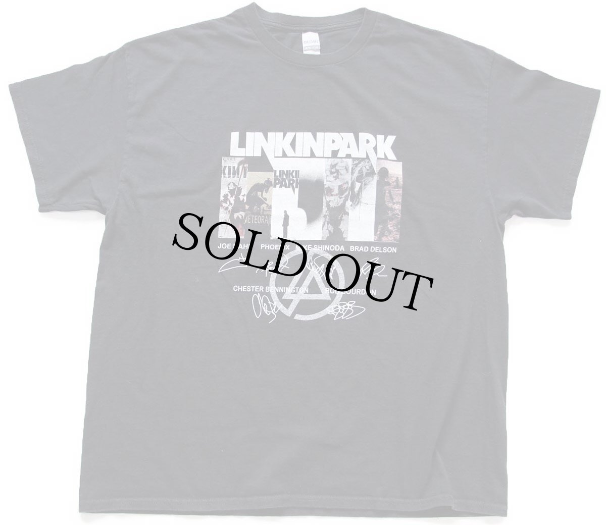 画像2: LINKINPARK リンキンパーク コットン バンドTシャツ 黒 XL (2)