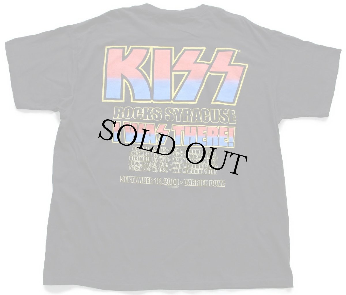 画像3: 00s KISS THE FAREWELL TOUR 1973-2000 両面プリント コットン バンドTシャツ 黒 2XL★特大 (3)