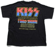 画像3: 00s KISS THE FAREWELL TOUR 1973-2000 両面プリント コットン バンドTシャツ 黒 2XL★特大 (3)