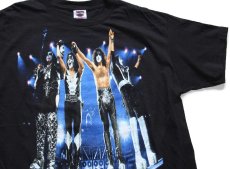 画像1: 00s KISS THE FAREWELL TOUR 1973-2000 両面プリント コットン バンドTシャツ 黒 2XL★特大 (1)