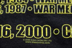画像4: 00s KISS THE FAREWELL TOUR 1973-2000 両面プリント コットン バンドTシャツ 黒 2XL★特大 (4)