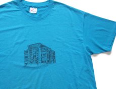 画像1: 90s USA製 Hanes Gila County Courthouse, Globe, Arizona, 1906 Tシャツ 青 XL (1)