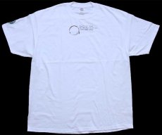 画像2: デッドストック★00s STARBUCKS COFFEE スターバックス コーヒー ロゴ 両面プリント コットンTシャツ 白 XL★A (2)