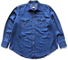 画像1: Wranglerラングラー デニム ウエスタンシャツ XXL★特大 (1)