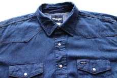 画像3: Wranglerラングラー デニム ウエスタンシャツ XXL★特大 (3)