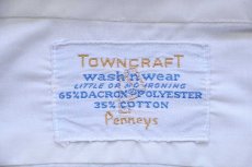 画像4: 70s Penneys TOWNCRAFT 半袖 シャツ 白 (4)