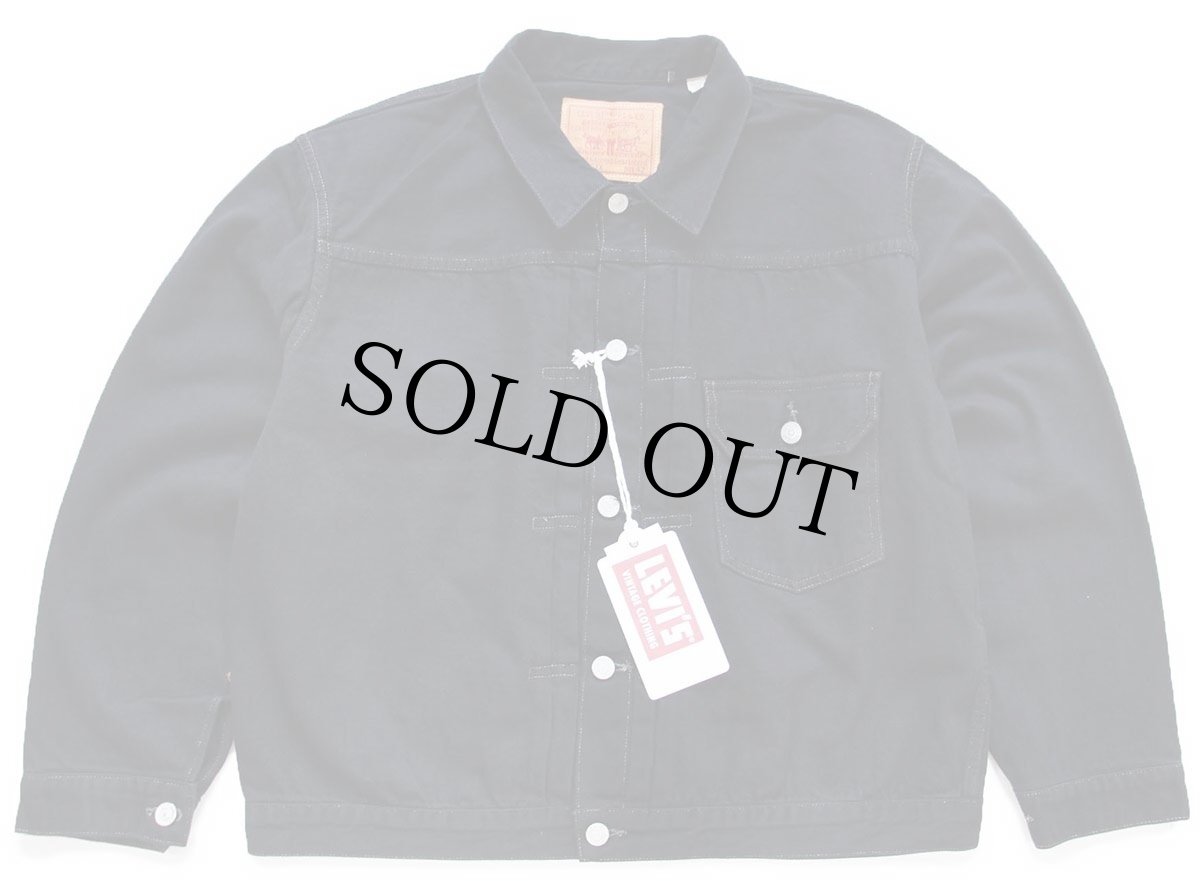 画像1: 新品★LVC LEVI'S VINTAGE CLOTHING リーバイス 506XX 1936 TYPE I 後染め ブラック デニムジャケット 42★1st (1)