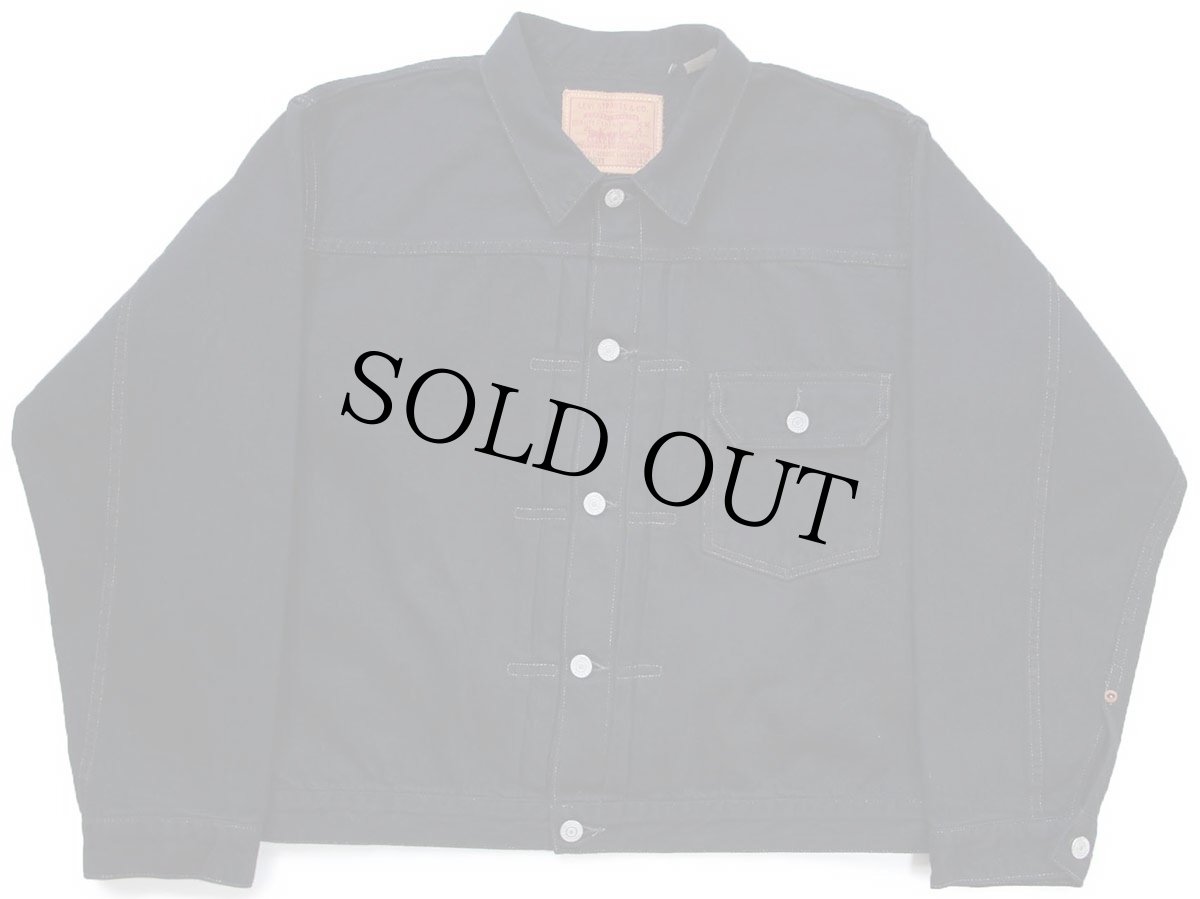 画像2: 新品★LVC LEVI'S VINTAGE CLOTHING リーバイス 506XX 1936 TYPE I 後染め ブラック デニムジャケット 42★1st (2)