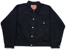 画像2: 新品★LVC LEVI'S VINTAGE CLOTHING リーバイス 506XX 1936 TYPE I 後染め ブラック デニムジャケット 42★1st (2)