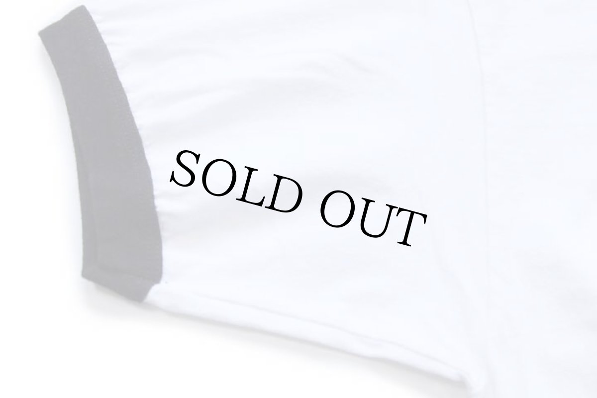 画像6: RED HOT CHILI PEPPERS レッドホットチリペッパーズ コットン バンド リンガーTシャツ 白×黒 L (6)