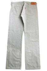 画像3: メキシコ製 Levi'sリーバイス 501 後染め カラーデニムパンツ グレー w36 L34★SDP3031 (3)
