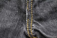 画像9: Levi'sリーバイス 501 ペンキ飛び カットオフ 先染め ブラック デニムパンツ w38★SDP3271 (9)