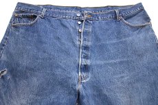 画像4: メキシコ製 Levi'sリーバイス 501 ダメージ デニムパンツ w52 L29★SDP3210 特大 (4)