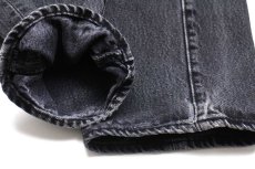 画像9: Levi'sリーバイス 501 USED加工 ブラック デニムパンツ w29 L32★SDP3279 (9)