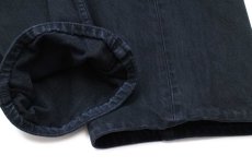 画像8: Levi'sリーバイス 501 後染め ブラック デニムパンツ w38★SDP3043 (8)