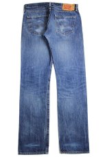画像3: メキシコ製 Levi'sリーバイス 501 デニムパンツ ヒゲ w33 L34★SDP3311 (3)