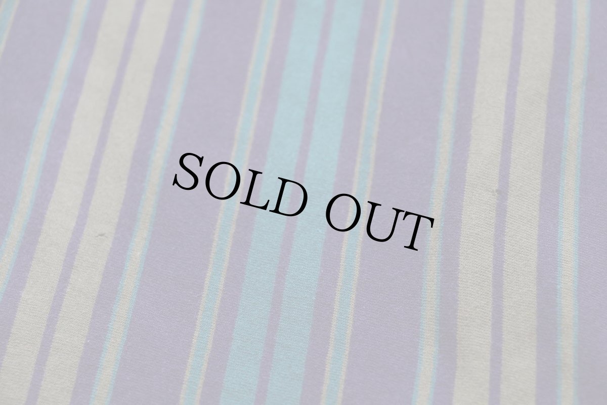 画像7: 90s Levi'sリーバイス ランダムストライプ ヘンリーネック コットン 長袖Tシャツ L (7)