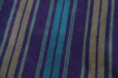 画像7: 90s Levi'sリーバイス ランダムストライプ ヘンリーネック コットン 長袖Tシャツ L (7)