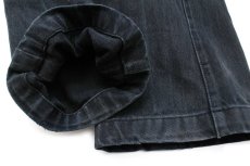画像10: Levi'sリーバイス 501 後染め ブラック デニムパンツ カスタム w38★SDP3046 (10)