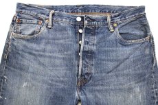 画像4: ポーランド製 Levi'sリーバイス 501 ペンキ飛び デニムパンツ ヒゲ w36 L34★SDP3288 ユーロ (4)