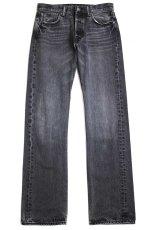 画像2: Levi'sリーバイス 501 USED加工 ブラック デニムパンツ w29 L32★SDP3279 (2)