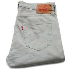 画像1: メキシコ製 Levi'sリーバイス 501 後染め カラーデニムパンツ グレー w36 L34★SDP3031 (1)