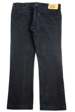 画像3: Levi'sリーバイス 501 後染め ブラック デニムパンツ カスタム w38★SDP3046 (3)