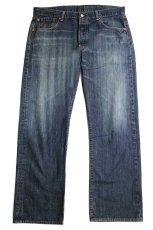 画像2: Levi'sリーバイス 501 USED加工 ブリーチ飛び デニムパンツ w38 L32★SDP3254 (2)