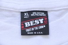 画像5: 90s USA製 TEXAS LINE DANCERS 両面プリント スタッズ カスタム Tシャツ 白 XL (5)