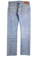 画像3: ポーランド製 Levi'sリーバイス 501 S SKINNY カットオフ ストレッチ デニムパンツ w34★SDP3329 ユーロ (3)