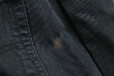 画像7: Levi'sリーバイス 501 後染め ブラック デニムパンツ カスタム w38★SDP3046 (7)
