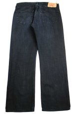 画像3: Levi'sリーバイス 501 後染め ブラック デニムパンツ w38★SDP3043 (3)