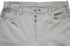 画像4: メキシコ製 Levi'sリーバイス 501 後染め カラーデニムパンツ グレー w36 L34★SDP3031 (4)