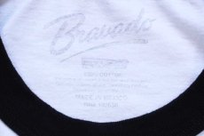画像4: RED HOT CHILI PEPPERS レッドホットチリペッパーズ コットン バンド リンガーTシャツ 白×黒 L (4)