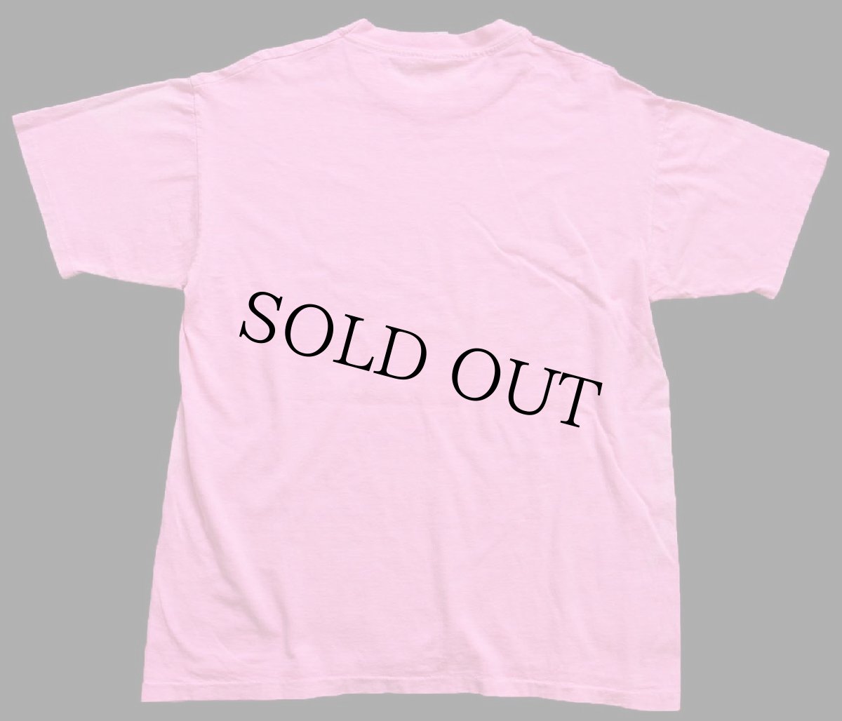 画像3: 90s USA製 DELTA AIR LINES ロゴ ピグメントダイ コットンTシャツ ピンク M (3)