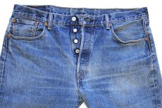 画像4: メキシコ製 Levi'sリーバイス 501 デニムパンツ w38 L34★SDP3358 (4)
