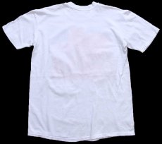画像3: 90s USA製 Hog Wild over Chiles ピッグ トウガラシ アート コットンTシャツ 白 L (3)