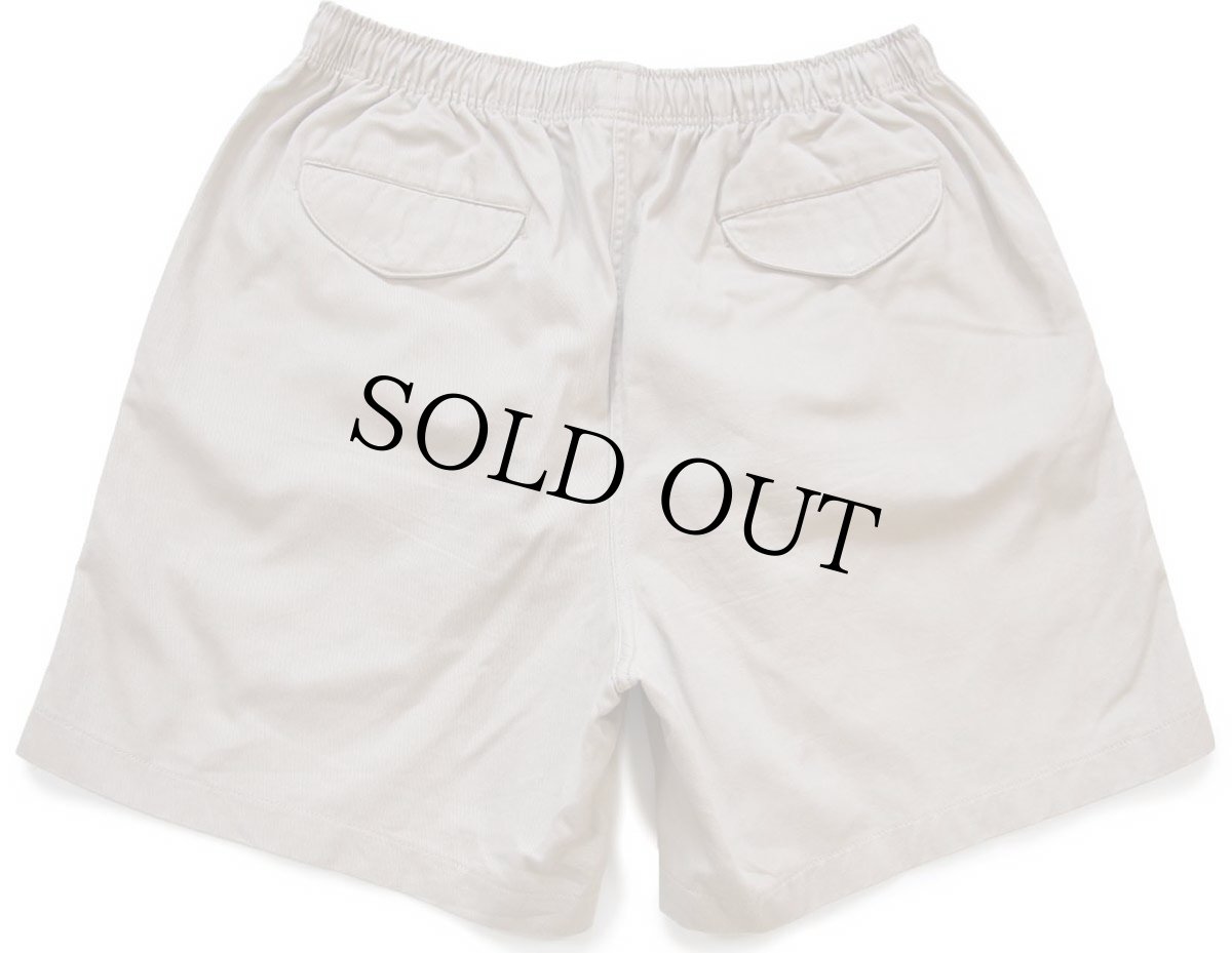 画像2: 90s USA製 LANDS'ENDランズエンド コットン ショートパンツ カーキ L★ショーツ (2)