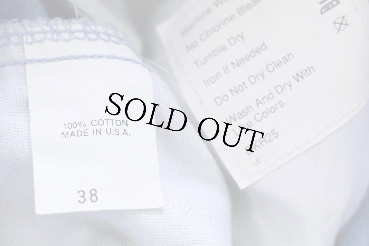 画像4: 90s USA製 DOCKERSドッカーズ ツータック コットン シャンブレー ショートパンツ w38★C Levi'sリーバイス ショーツ (4)