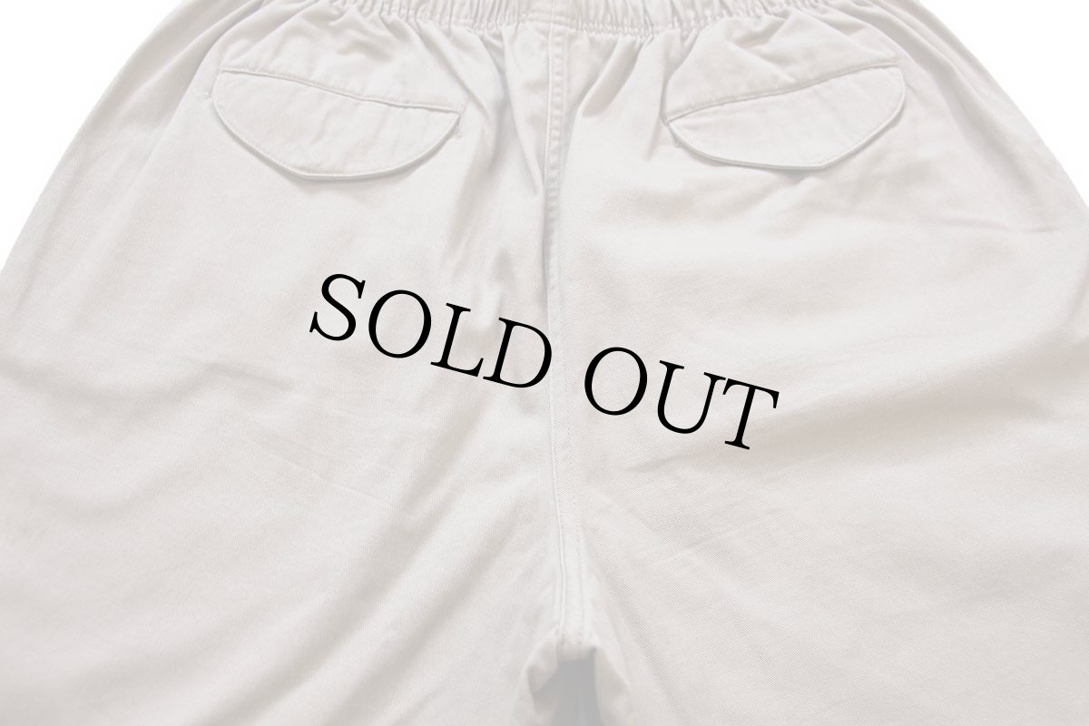 画像4: 90s USA製 LANDS'ENDランズエンド コットン ショートパンツ カーキ L★ショーツ (4)