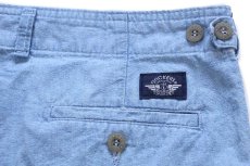 画像6: 90s USA製 DOCKERSドッカーズ ツータック コットン シャンブレー ショートパンツ w38★C Levi'sリーバイス ショーツ (6)