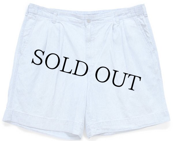 90s USA製 DOCKERS Levi’s デニム ショーツショート パンツ 90s USA製 DOCKERSドッカーズ ツータック コットン シャンブレー