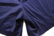 画像6: 80s Championチャンピオン CORTLAND XXL ATHLETICS 三段中抜き メッシュ ショートパンツ 濃紺 XL★ショーツ (6)