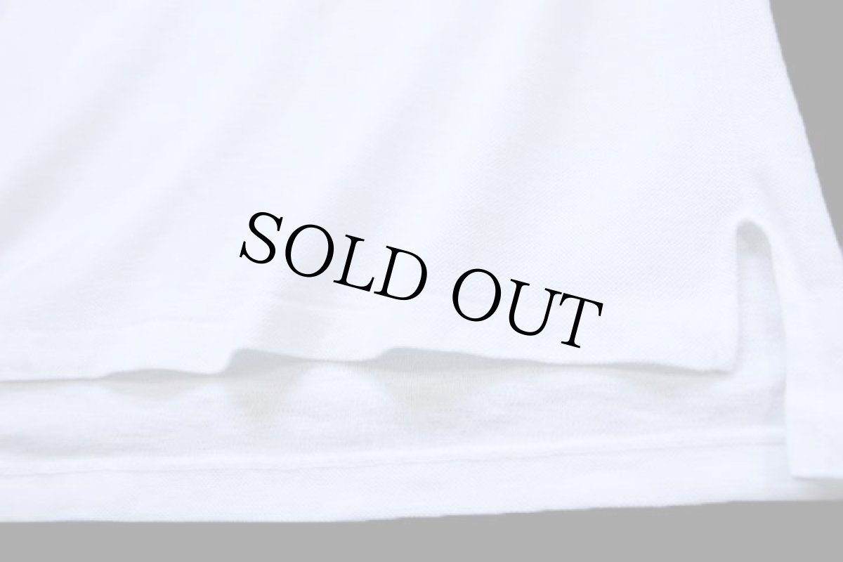 画像5: 90s USA製 Championチャンピオン 無地 鹿の子 ポロシャツ 白 (5)