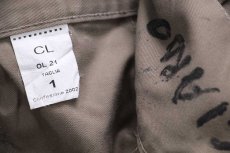 画像5: 00s イタリア軍 ツータック コットンツイル グルカショーツ ショートパンツ グレーブラウン 1★A (5)