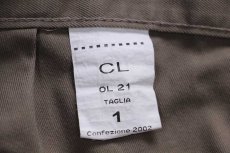 画像5: 00s イタリア軍 ツータック コットンツイル グルカショーツ ショートパンツ グレーブラウン 1★B (5)