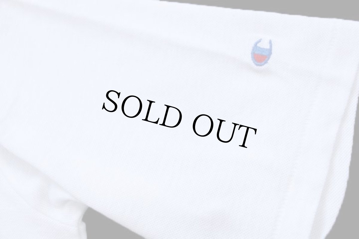 画像6: 90s USA製 Championチャンピオン 無地 鹿の子 ポロシャツ 白 (6)